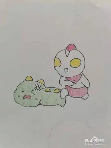 小动物简笔画和奥特曼简笔画