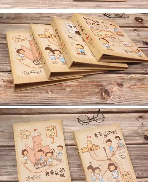 我爱我们班创意同学录个性搞怪炫酷小学生毕业纪念册男留言录活页