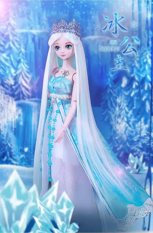 冰公主娃娃详情(拍照 抠图 合成 排版)