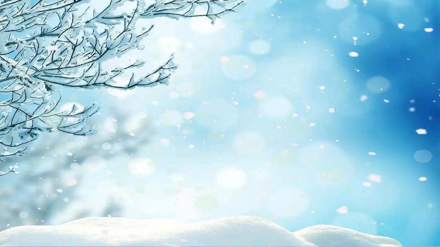 冬日唯美雪景摄影图片桌面壁纸