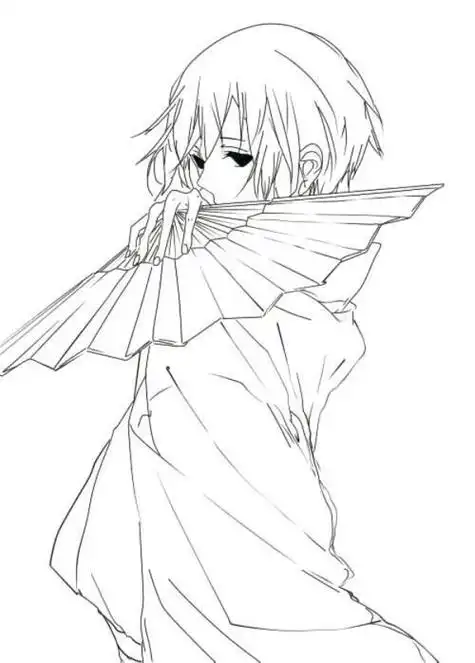 动漫简笔画男生帅气 动漫简笔画男生帅气简单