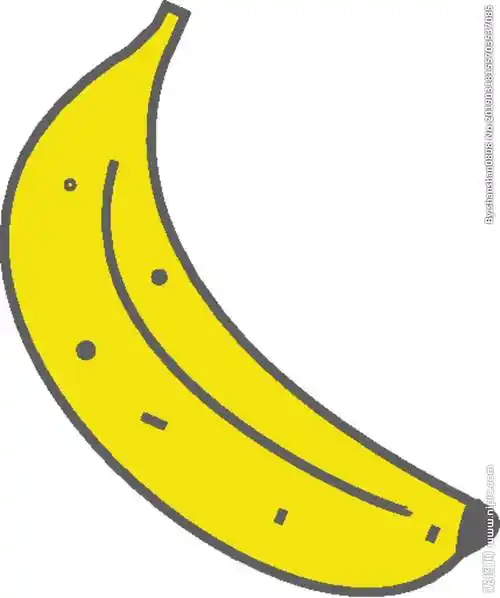 香蕉简笔画 香蕉简笔画图片带颜色