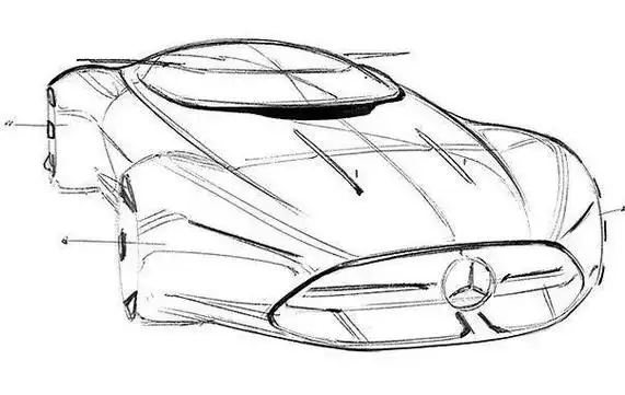 100张顶级汽车设计手绘线稿!