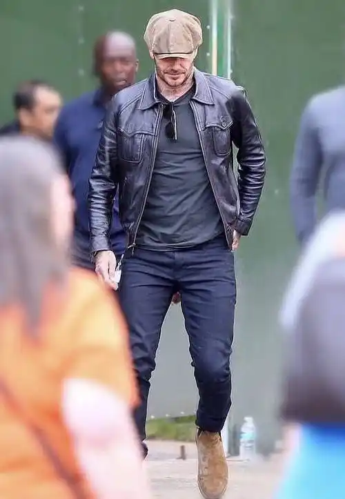 学贝克汉姆这么穿,硬朗帅气有男人味_款式_黑色_造型