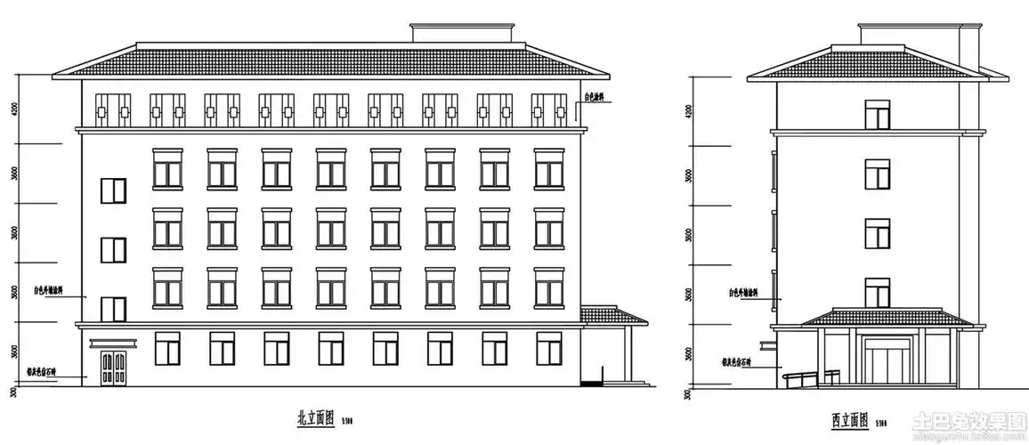 建筑设计立面图设计图片赏析