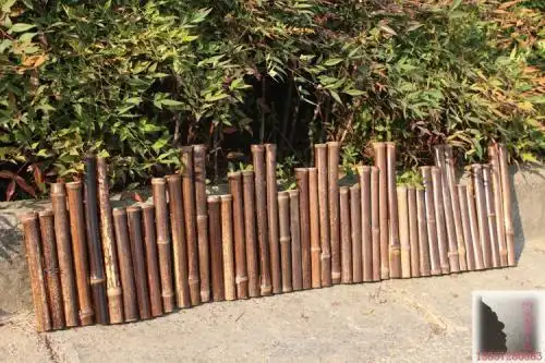 竹艺连杭自然田园竹制作围栏栏杆竹支架背景墙竹制工艺栅栏篱笆