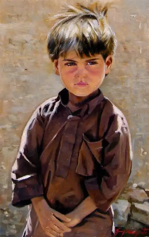 艺术名画意大利艺术家giuseppecacciapuoti人物油画作品