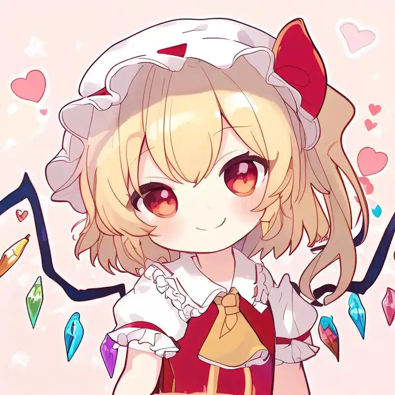 q版头像&表情包——东方project:芙兰#东方proje - 抖音