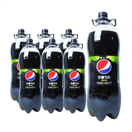 多省包邮百事可乐pepsi青柠无糖碳酸饮料汽水2l碳酸饮料