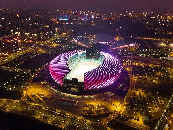 奥体中心一场三馆准备就绪