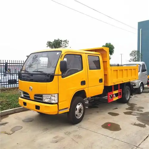 东风双驾驶室 3 吨小型自卸车