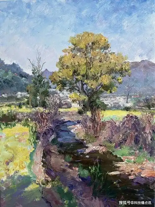 张利华教授宏村春季写生作品