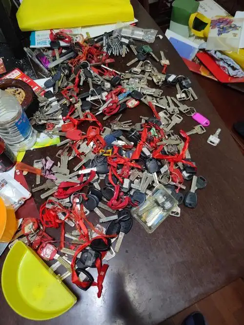 一串钥匙收租房东图片