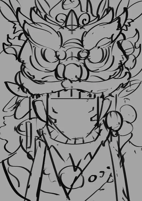 闭眼想想自己的初心"最近画画也比较迷茫所以也在画里画了点思路进去