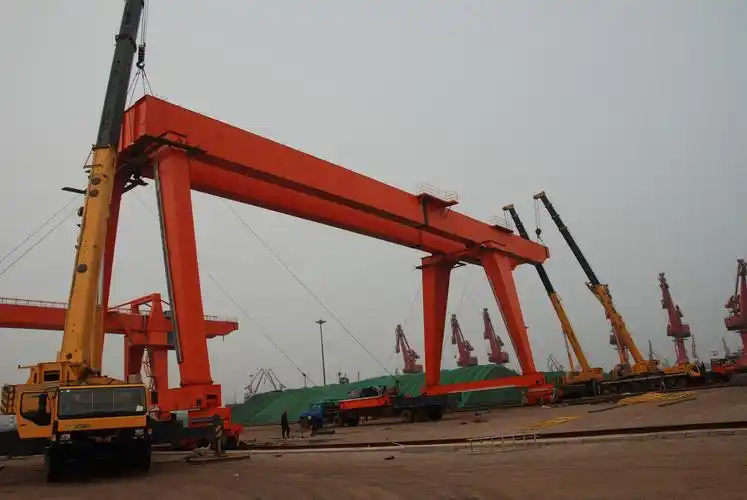 mg双主梁门式起重机投入运行