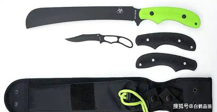 【鉴赏】美国卡巴ka-bar 5072 zombie 绿柄圆内弯砍刀