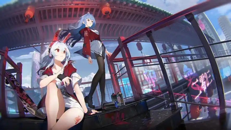 2233娘的拜年纪动态壁纸!你们都领取了吗(水)