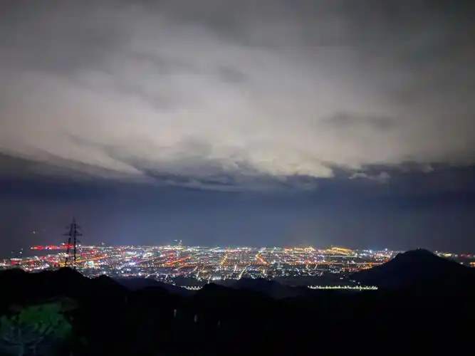 大罗山夜景