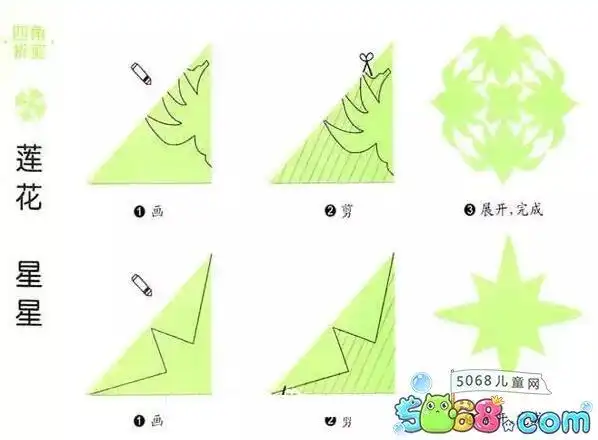 简单的剪纸步骤图案教你几招简单的剪纸方法