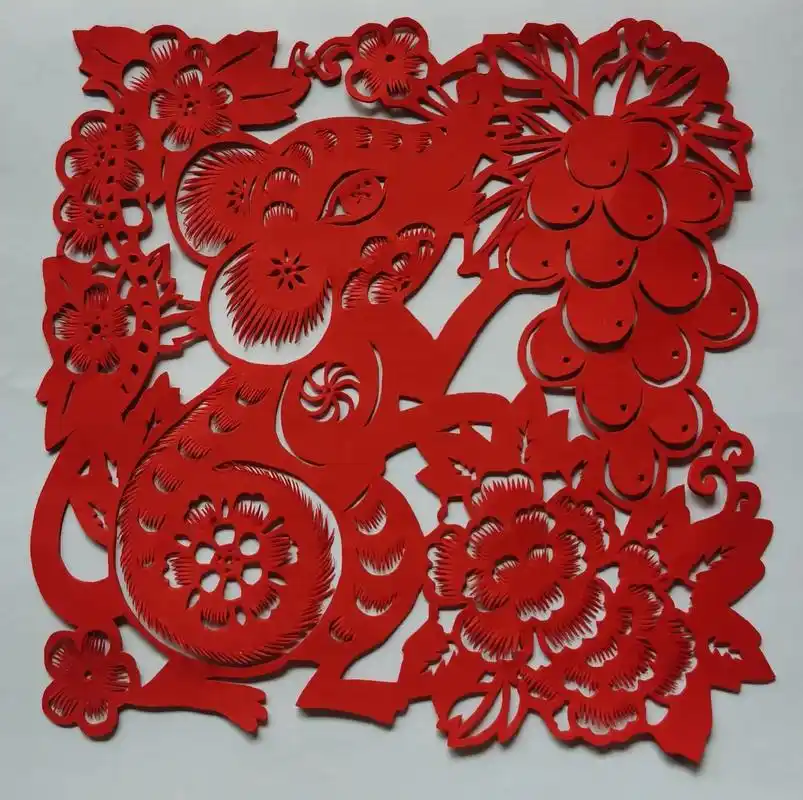 剪纸十二属相第一部分 - 抖音