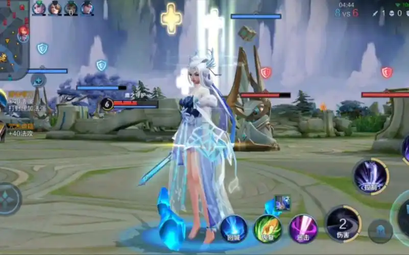 露娜世冠皮肤体验试玩,手感不错9分