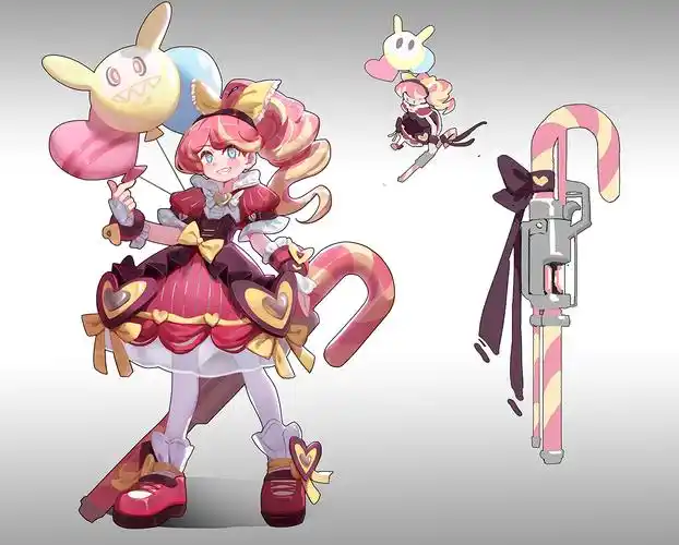 角色三视图,一共两张