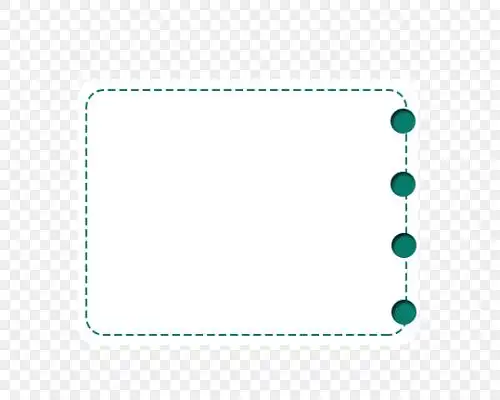 卡通手绘虚线边框