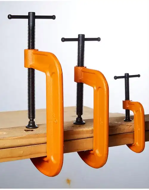 木工夹子c型夹g字夹钳强力重型a字夹f型夹子卡子夹具夹紧器 f夹-4寸