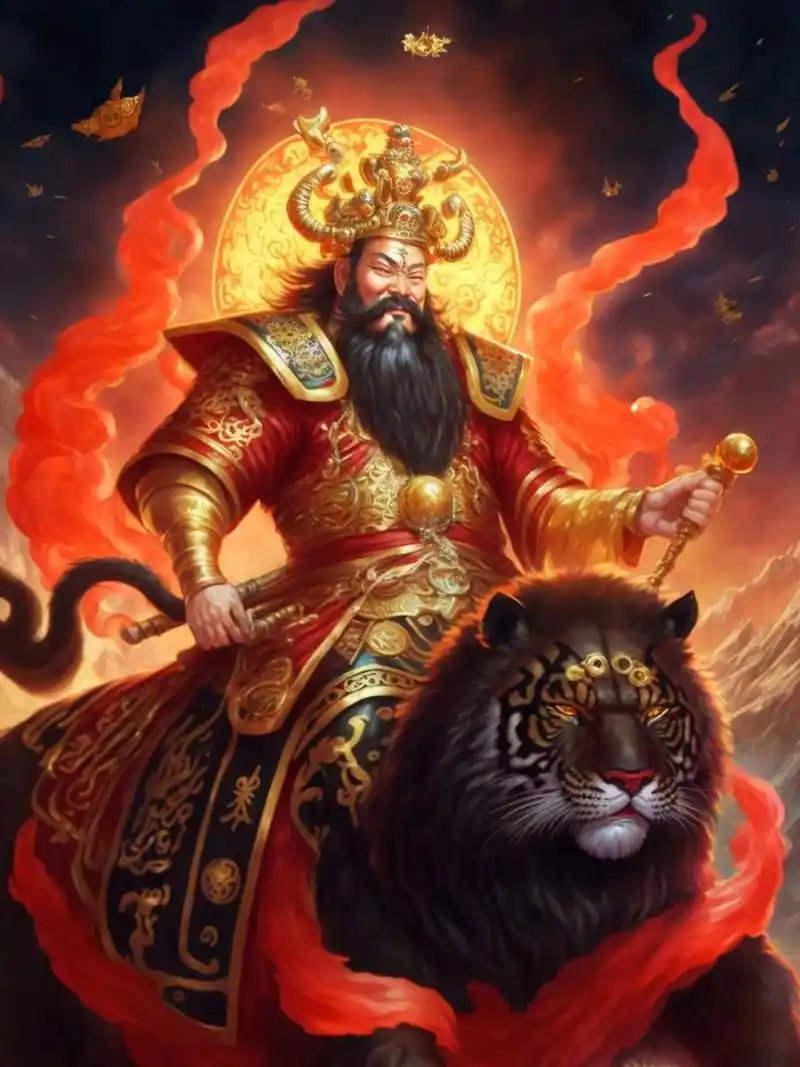 第一正财神赵公明  	 赵公明,又称赵玄坛,赵元帅,赵公元帅,是道教及