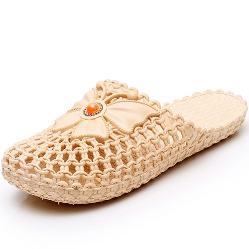 包头外穿洞洞沙滩潮软ins女士凉拖平底拖鞋包头拖