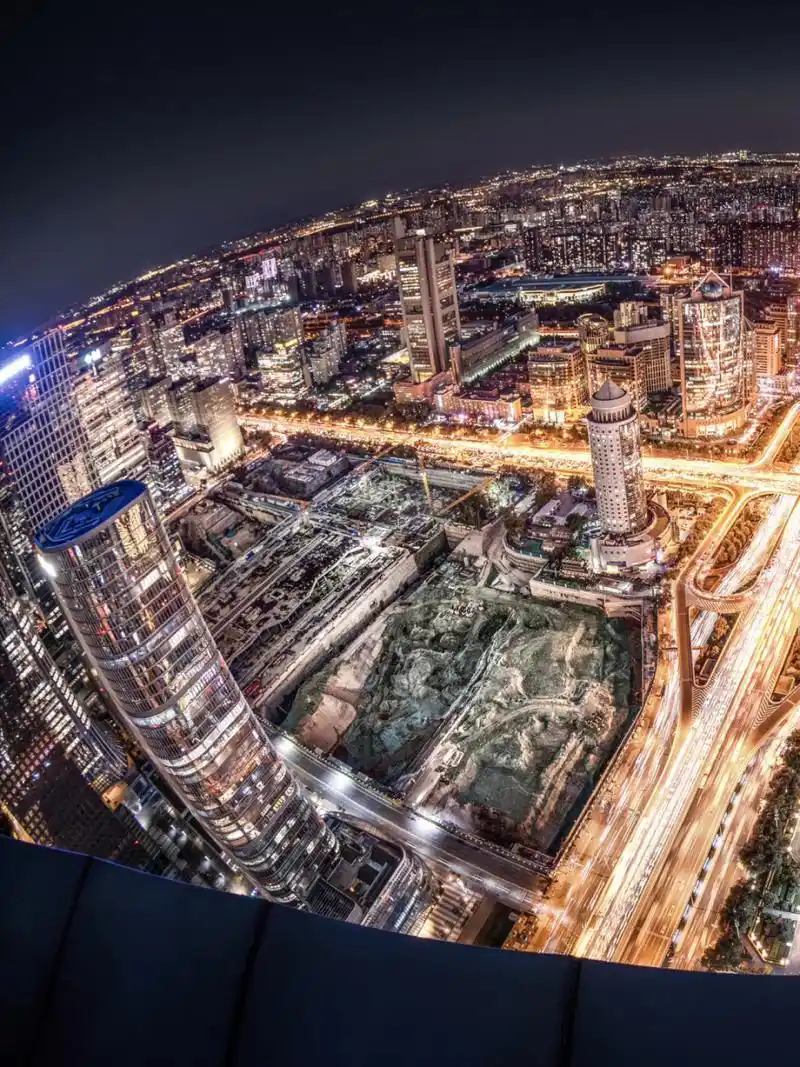 今天向大家分享一张我拍摄的北京国贸cbd夜景～ .