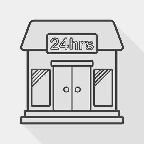 便利店简笔画 便利店简笔画图片