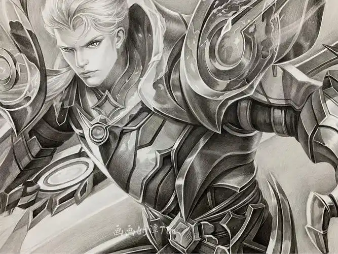 王者荣耀素描凯