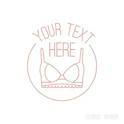 矢量插图概念的女人内衣标志.白色背景上的图标