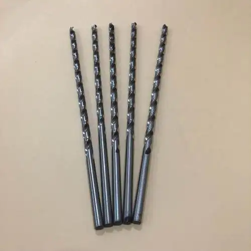 高速钢加长麻花钻头长直柄钻头木工不锈钢铜铁铝200 300mmt9 3.