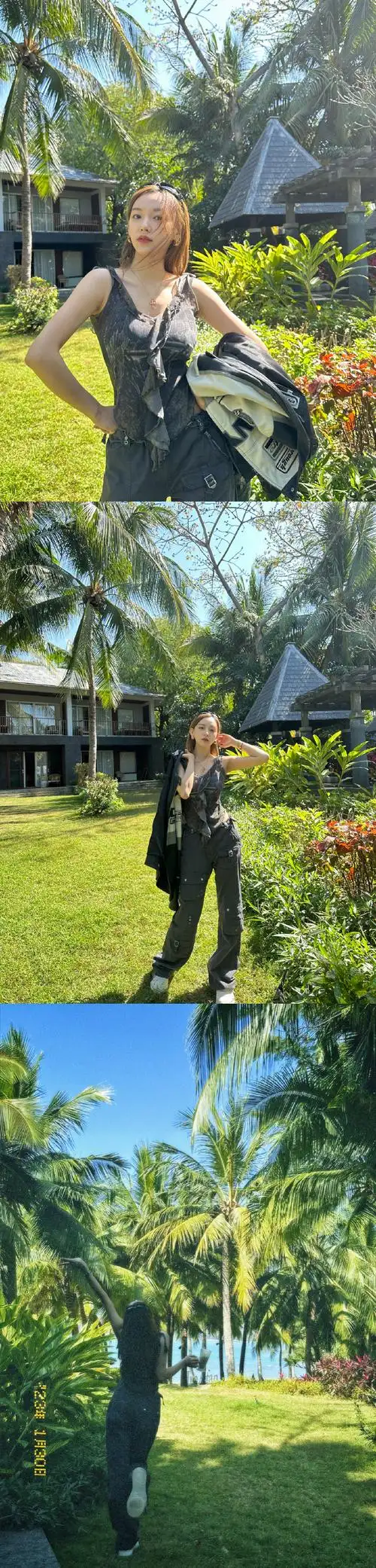 程潇泳装身材##程潇粉发