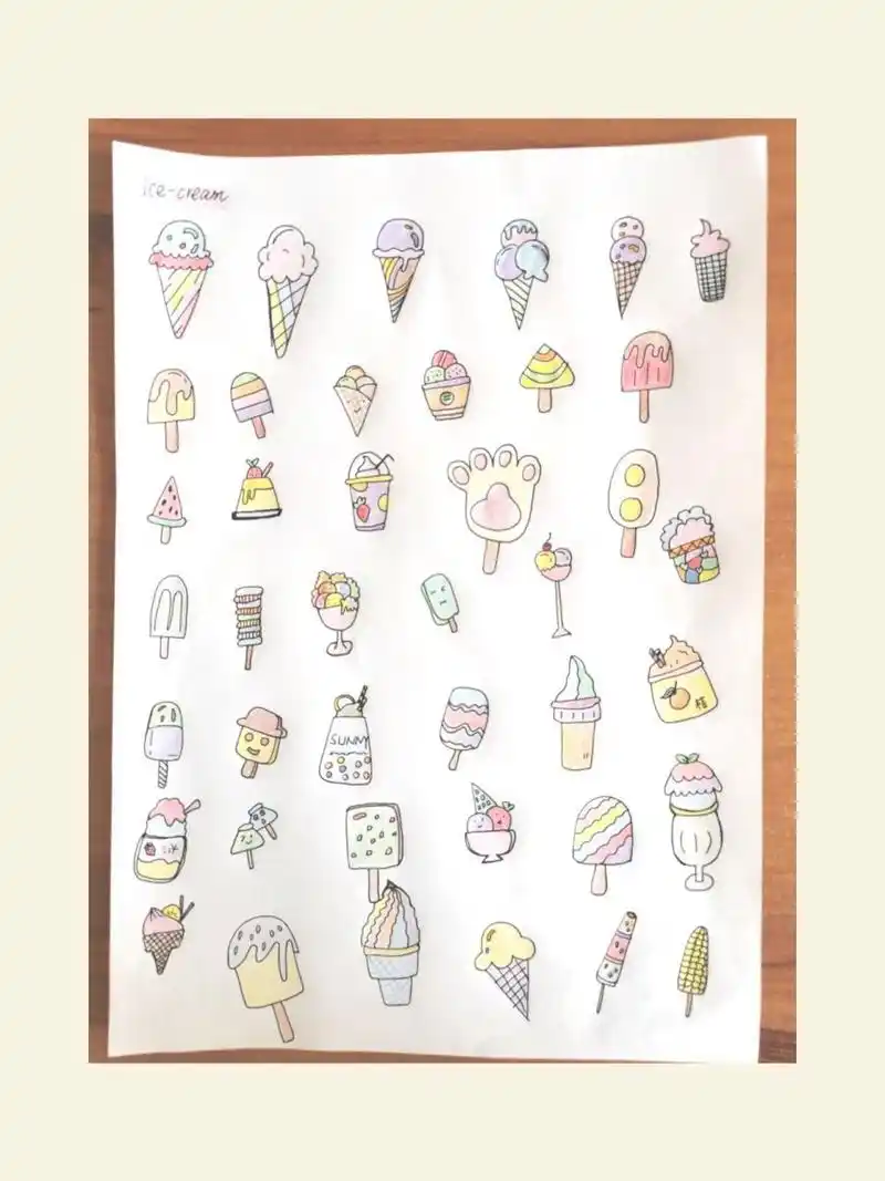 双层甜筒 炫彩甜筒 草莓布丁草莓奶昔 猫爪冰激凌 双蛋黄冰糕 巧克力