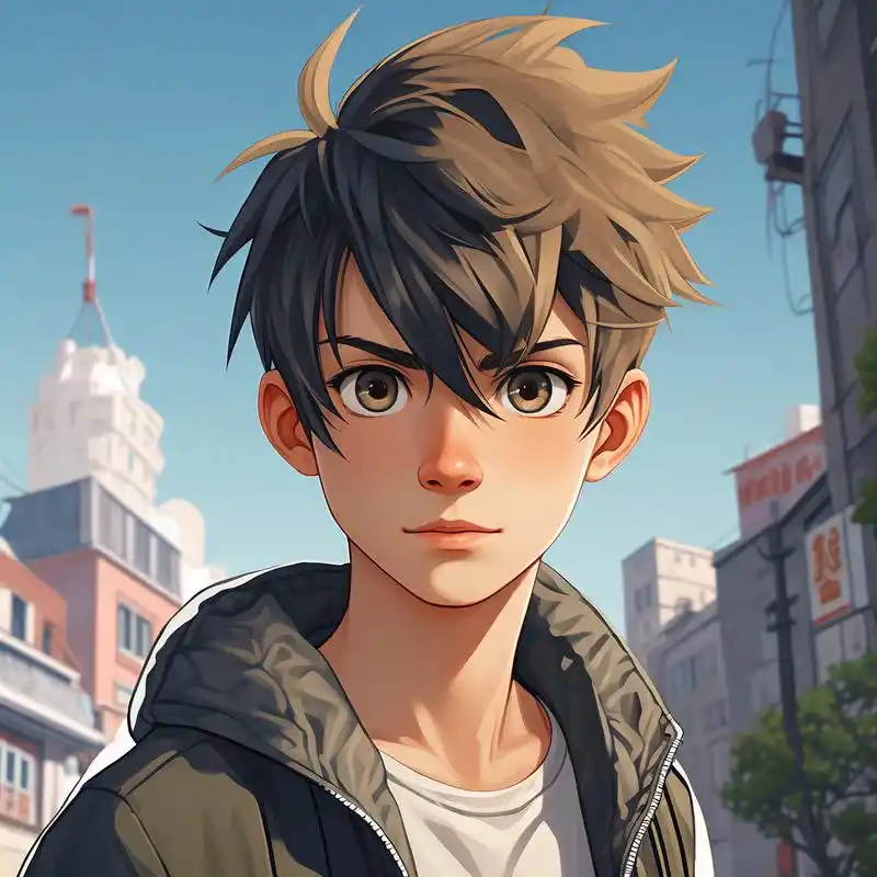 90冷酷卡通帅哥头像97 这里有一波超酷的卡通男生头像,每一个都