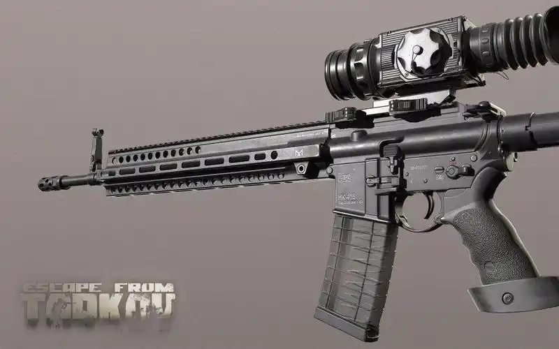 渣清逃离塔科夫011版本新武器hk416装配演示
