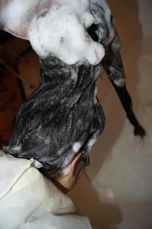 郭美女的长发开洗了56