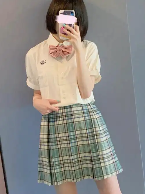 jk制服梗豆花雫种草