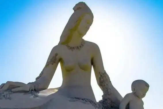 女娲吓人真身尸骨图片人面蛇身神话故事中的人物