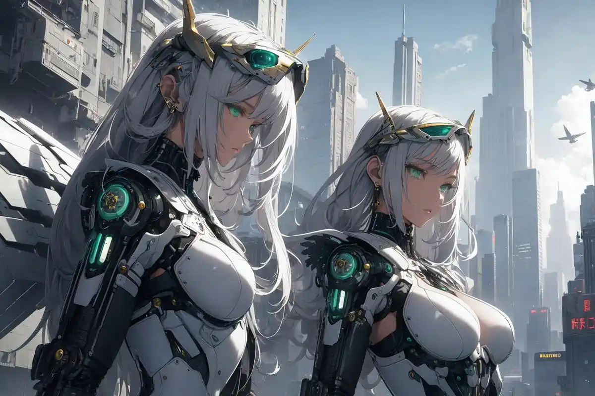 好美的机甲少女 [打call] #二次元机甲少女美图分享