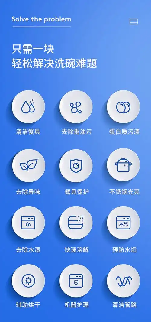 德国原装进口:480gx2袋 fertig 12效合一 洗碗机专用洗碗粉块 91.