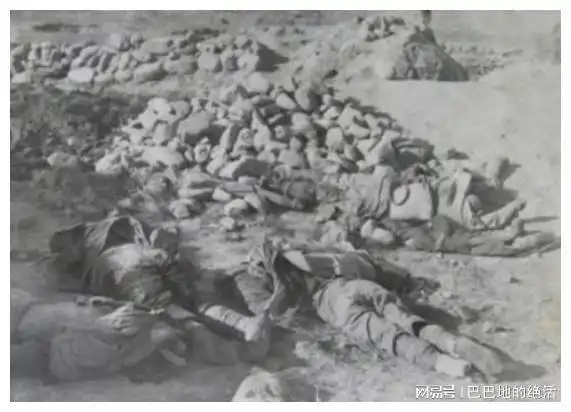 1958年甘肃清算残害西路军的马家军帮凶押赴昔日战场枪决