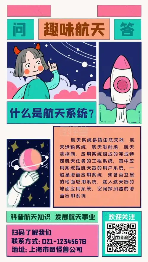 航天知识问答科普小课堂动态gif模板