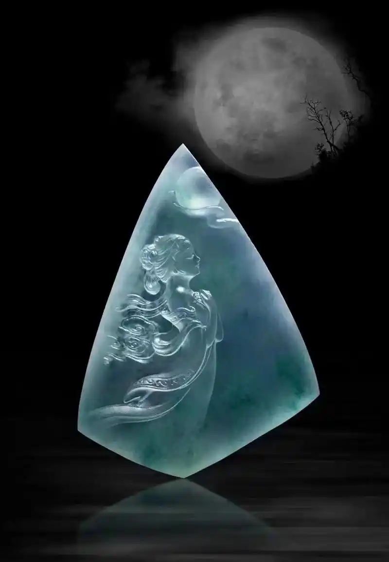 「翡翠·四大美人」.#翡翠 #以翠会友 #翡翠雕刻设计 #高 - 抖音