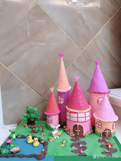 幼儿园作业,超轻粘土,公主的城堡98