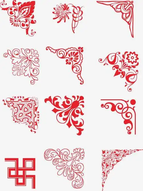 花边喜庆剪纸 手工剪纸图片大全简单-普车都