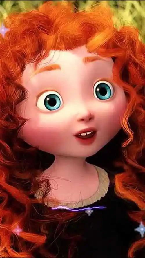 大眼睛,卷毛橙,骑马射箭,任性不羁梅莉达